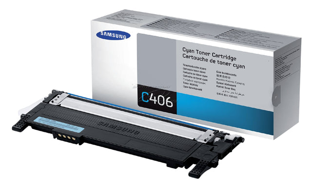 Tonercartridge Samsung CLT-C406S ST984A 1K Blau