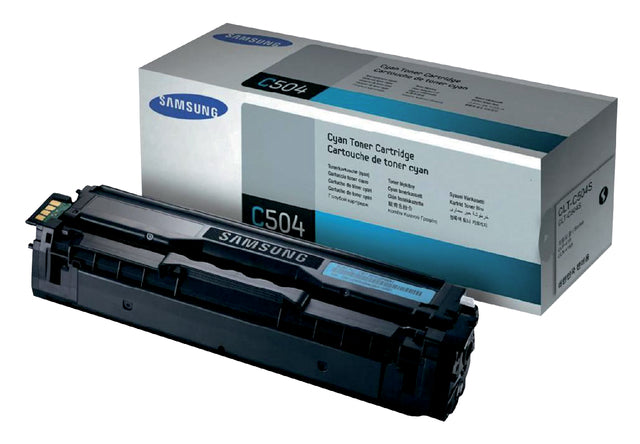 Tonercartridge samsung clt-c504s blauw