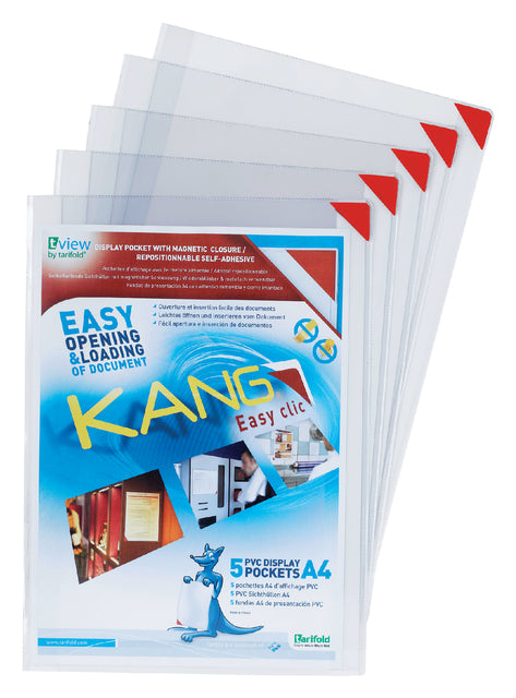 Präsentation Cover Tarifold 194770 Kang Easy Clic A4 Selbstadhäsiv