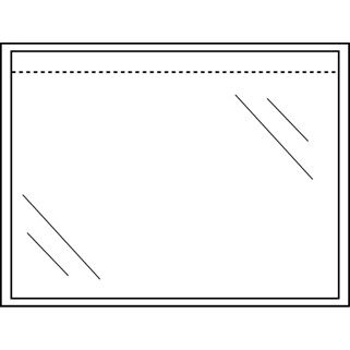 Quantore - Packlistenumschlag selbstklebend unbedruckt 162x122mm 1000 Stück