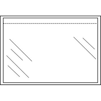 CleverPack - Packlistenumschlag selbstklebend unbedruckt 230x155mm Packung à 100 Stück