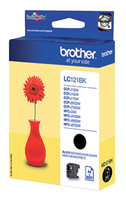 Inkcartridge Bruder LC-121BK Schwarz