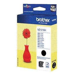 Brother - Tintenpatrone LC-121BK schwarz | 5 Stück