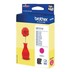 Brother - Tintenpatrone LC-121M rot