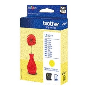 Brother - Tintenpatrone LC-121Y gelb