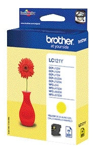 Brother - Tintenpatrone LC-121Y gelb