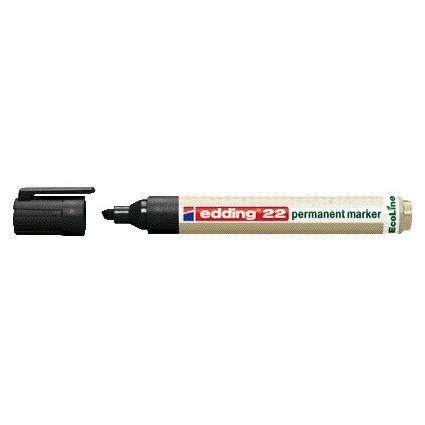 Edding - Filzstift 22 EcoLine diagonal schwarz 1-5mm