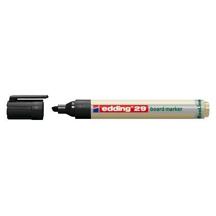 Edding - Whiteboardmarker 29 EcoLine diagonal 1-5mm schwarz | 10 Stück