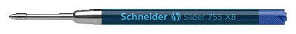 Schneider - Kugelschreibermine 755 Slider extra breit blau | 10 Stück