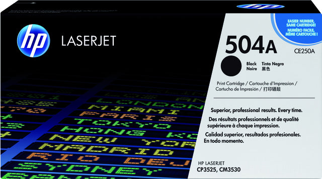 Tonercartridge HP CE250A 504A Schwarz