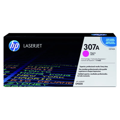 HP - Toner 307A, 7.300 Seiten, OEM CE743A, Magenta