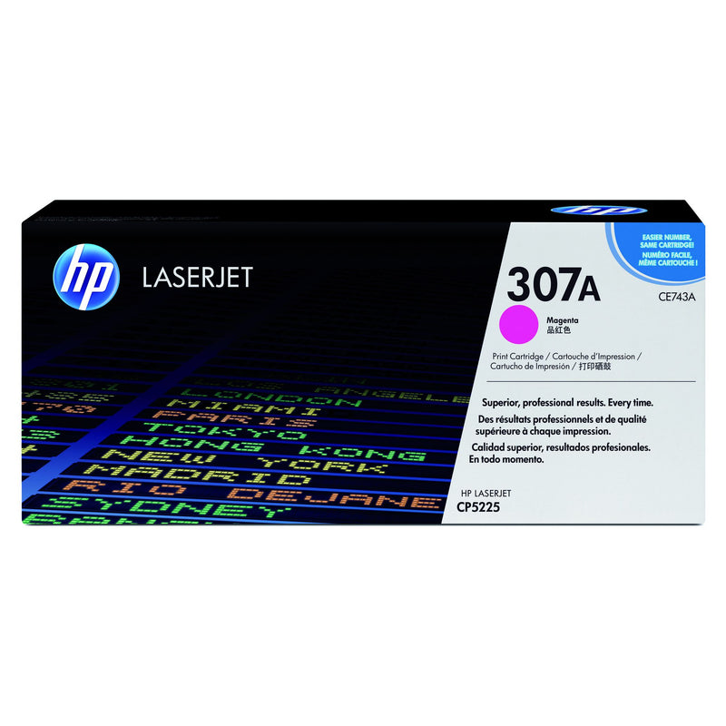 HP - Toner 307A, 7.300 Seiten, OEM CE743A, Magenta