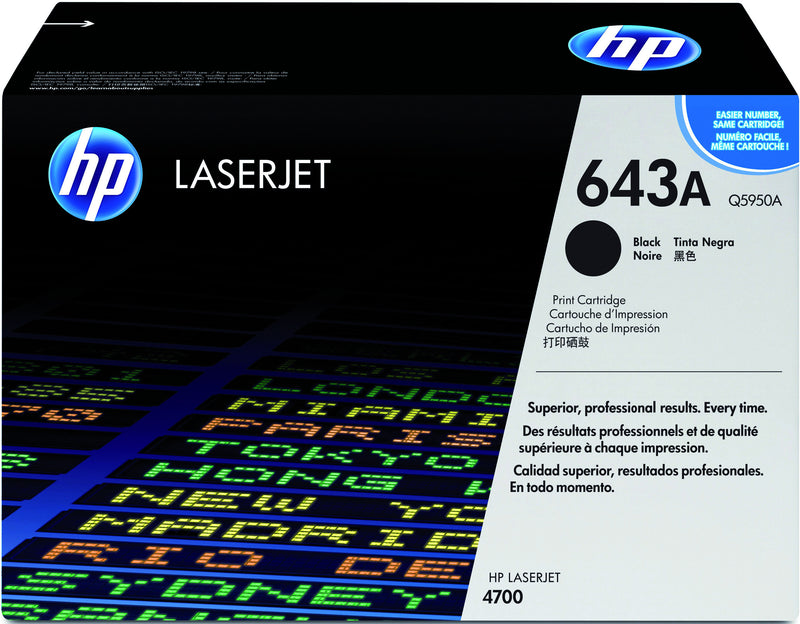 HP - Tonerkartusche q5950a 643a schwarz