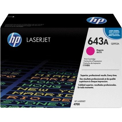 HP - Tonerkartusche q5953a 643a rot