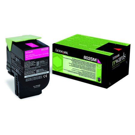 Lexmark - Tonerkartusche 80c2sm0 prebate rot