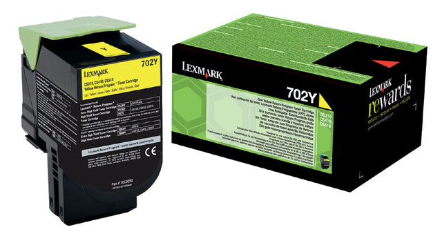 Tonercartridge Lexmark 70C20Y0 PREBATE Gelb