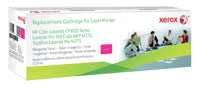 Tonercartridge Xerox -Alternative für HP CE313A 126A Rot