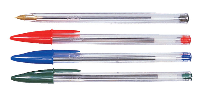 Bälle BIC Cristal Tubo 50 Assorti Medium | 50 Stück