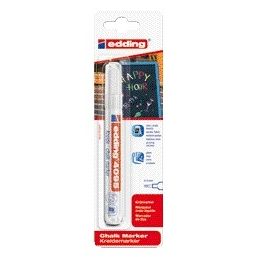 Edding - Kreidemarker 4095 rund 2-3mm weiß Blister à 1 Stück | 10 Stück