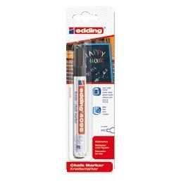 Edding - Kreidemarker 4095 rund 2-3mm schwarz Blister à 1 Stück