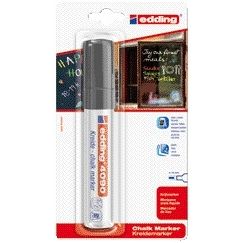 Edding - Kreidemarker 4090 Fensterdiagonale 4-15mm schwarz Bister à 1 Stück | 6 Stück