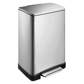 EKO - Treteimer E-Cube 40 Liter Edelstahl