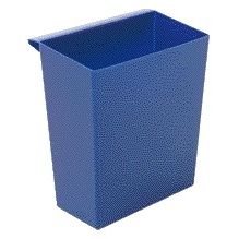 Vepa Bins – Einsatz für quadratischen Papierkorb, blau