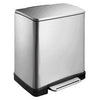 EKO - Treteimer E-Cube 20 Liter Edelstahl