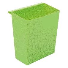 Vepa Bins – Einsatz für quadratischen grünen Papierkorb