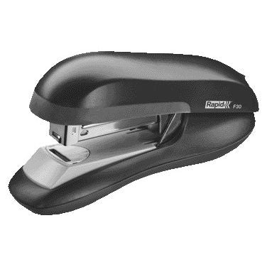 Rapid - Schreibtischhefter Fashion F 30 Flatclinch Halbstreifen 30 Blatt schwarz