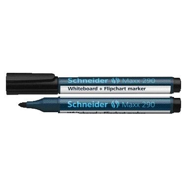 Schneider - Whiteboardmarker Maxx 290 rund 2-3mm schwarz | 10 Stück