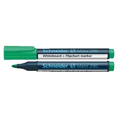 Schneider - Whiteboardmarker Maxx 290 rund 2-3mm grün | 10 Stück