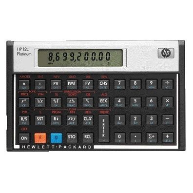 HP – Rechner 12c Platin