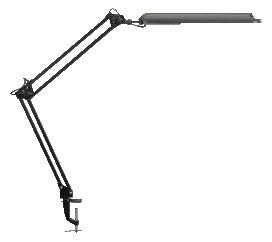 MAUL - Schreibtischleuchte Atlantic LED Tischklemme schwarz