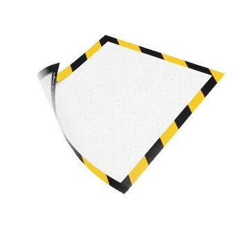 Langlebig - Duraframe 4945130 y A4 Magnet gelb/schwarz 5 Stück