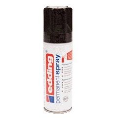 Edding - Farbspraydose 5200 Permanentspray matt tiefschwarz