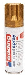 Edding - Farbspraydose 5200 Permanentspray Matt Rich Gold | 6 Stück