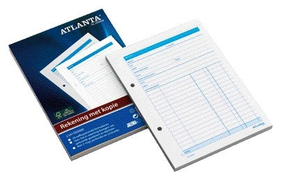 Atlanta - Kontoblock Djois A4 50x2 Blatt selbstdurchschreibend weiß | 5 Stück
