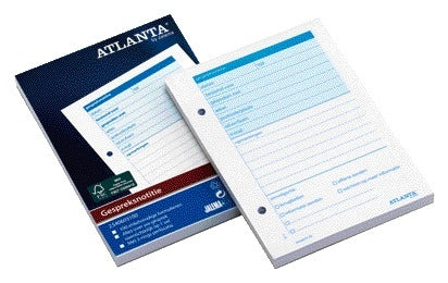 Atlanta von Jalema – Konversationsnotizblock A6, 100 Blatt