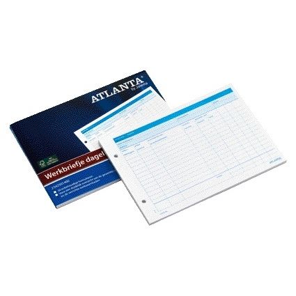 Atlanta von Jalema – Arbeitsblatt Djois A5 täglich 50 Blatt