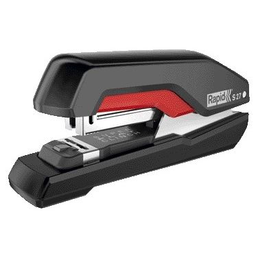 Rapid - Schreibtischhefter Supreme Half-Strip S27 30 Blatt schwarz/rot