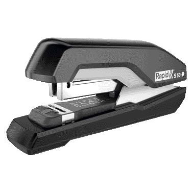 Rapid - Schreibtischhefter Supreme fullstrip S50 60 Blatt schwarz/grau
