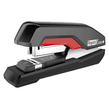 Rapid - Schreibtischhefter Supreme fullstrip S50 50 Blatt schwarz/rot