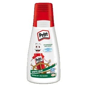 Pritt - Bastelkleber Flasche 100 Gramm | 6 Stück