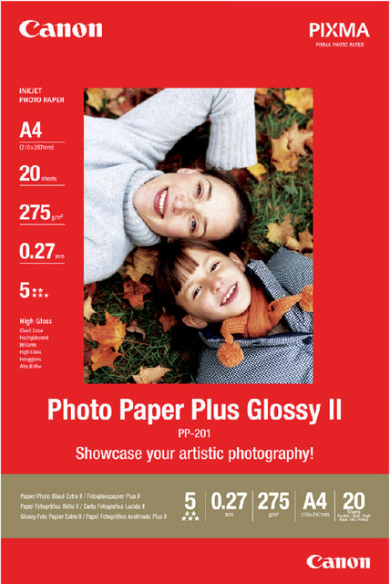 Tintenstrahlpapier Canon PP-2010 A4 260gr Gloss 20vel