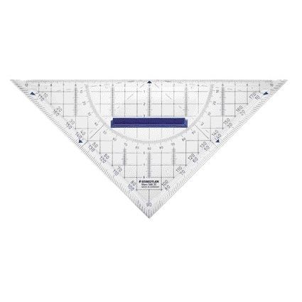 Staedtler - Geodreieck 568 220mm transparent