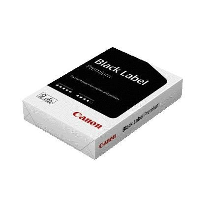 Canon - Kopierpapier Black Label A4 80gr weiß 500 Blatt | 5 Stück