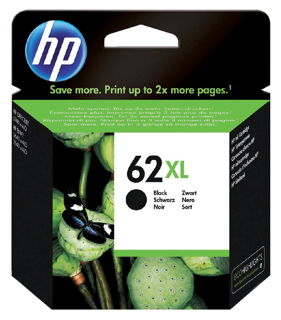 Tintenpatrone HP C2P05AE 62XL Schwarzer HC