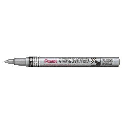 Pentel - Filzstift msp10 rund 1,5 mm silber