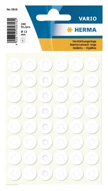HERMA - Verstärkungsringe 5816 12mm 240 Stück